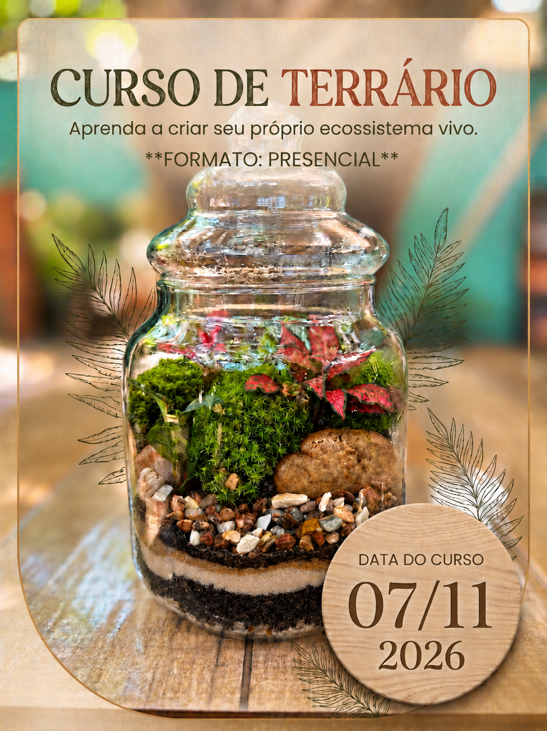 CURSO DE TERRÁRIO - 07/11/2026